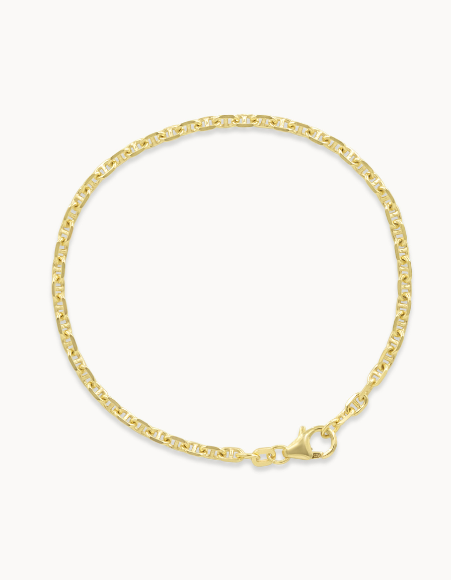 Ancora Armband Gold · Edelstahl