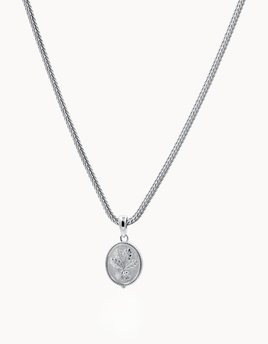 Albero Di Noce Kette Silber