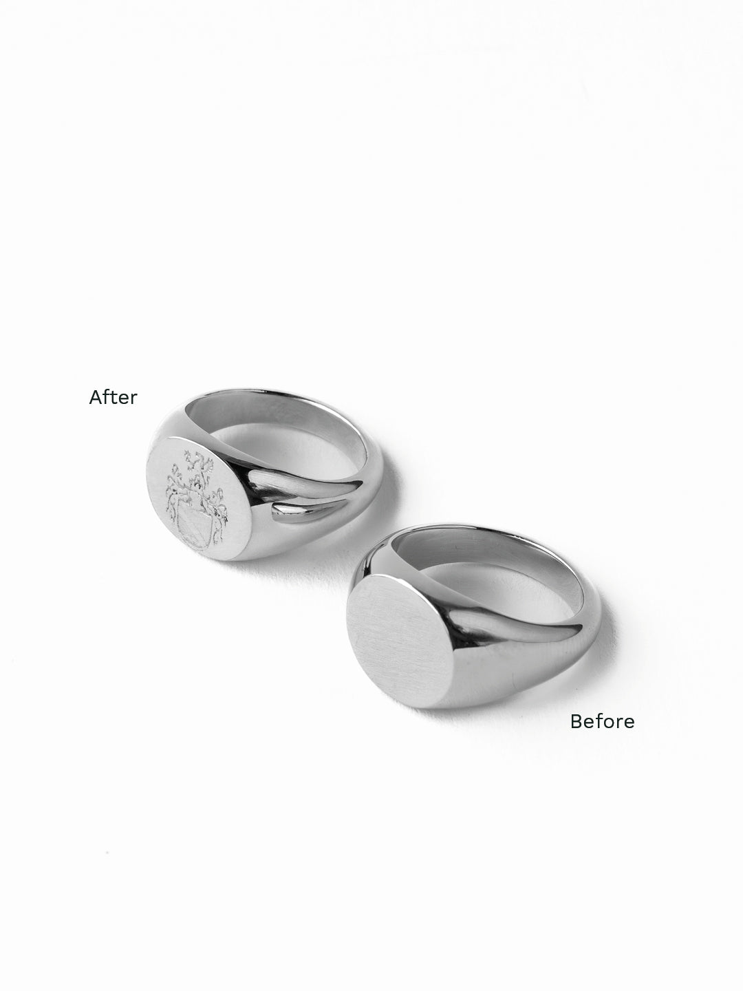 Siegelring Silber · Edelstahl